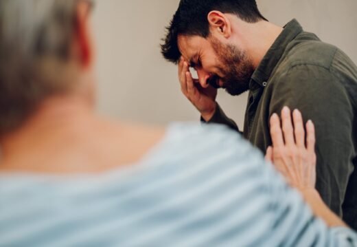 Portrait,Of,A,Sad,Young,Man,On,Group,Therapy,Meeting